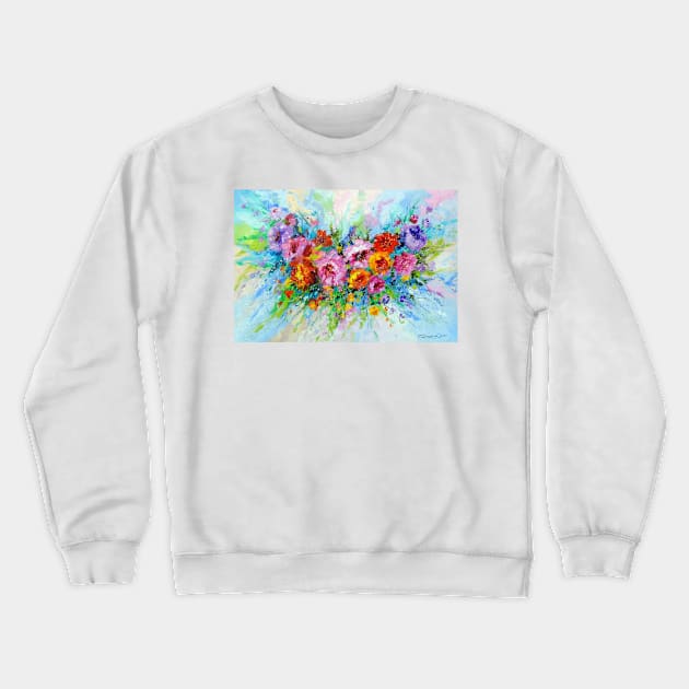 Fragrance of mood Crewneck Sweatshirt by OLHADARCHUKART